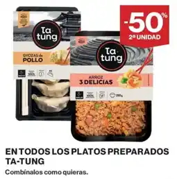 Supercor Ta-tung en todos los platos preparados oferta