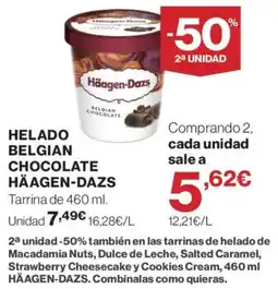 Supercor Häagen-Dazs helado belgian chocolate oferta