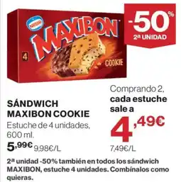Supercor Maxibon sandwich cookie oferta