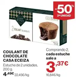 Supercor Casa Eceiza coulant de chocolate oferta