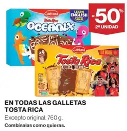 Supercor Tosta Rica En todas las galletas oferta
