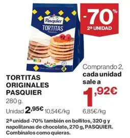 Supercor Pasquier tortitas originales oferta