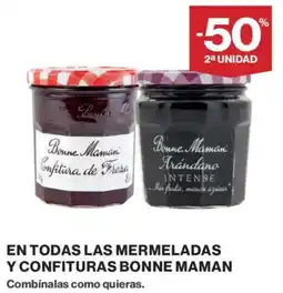 Supercor Bonne Maman En todas las mermeladas y confituras oferta