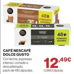 Supercor Café Nescafé Dolce Gusto oferta