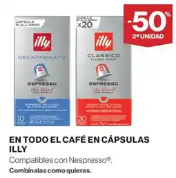 Supercor illy en todo el café en cápsulas oferta