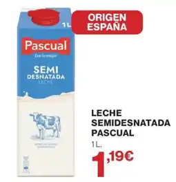 Supercor Pascual leche semidesnatada oferta