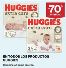 Supercor Huggies En todos los productos oferta