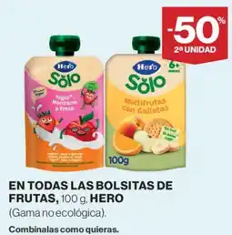 Supercor Hero En todas las bolsitas de frutas oferta