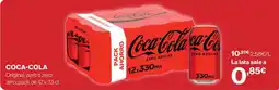 Supercor Coca-Cola zero azúcar oferta