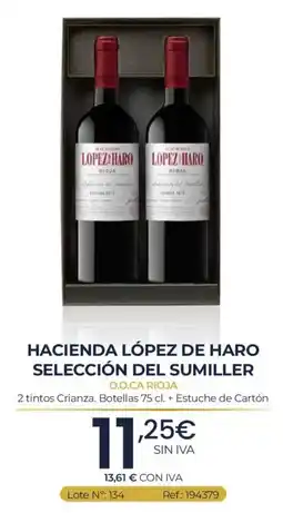 Makro Hacienda López de Haro Selección del Sumiller oferta