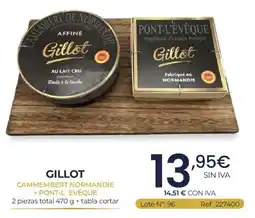 Makro Gillot cammembert normandie + pont-l`evêque oferta