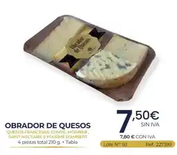 Makro Obrador de quesos oferta