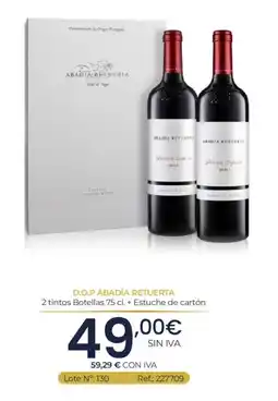 Makro Abadia Retuerta selección especial oferta