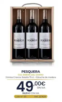 Makro Pesquera 3 tintos Crianza oferta