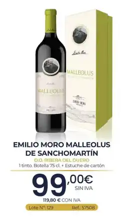 Makro Emilio Moro Malleolus de SanchoMartín oferta