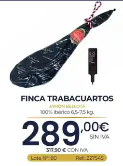 Makro Finca Trabacuartos jamón bellota oferta