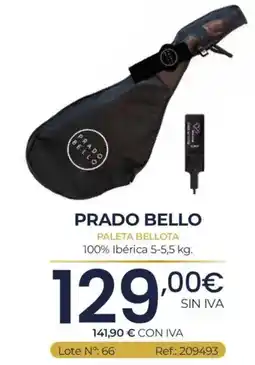 Makro Prado Bello paleta bellota oferta