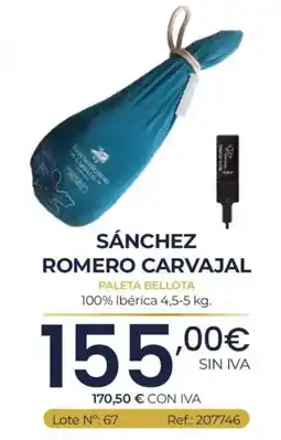 Makro Sánchez Romero Carvajal paleta bellota oferta