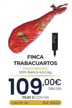 Makro Finca Trabacuartos paleta bellota oferta