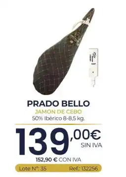 Makro Prado Bello jamón de cebo oferta