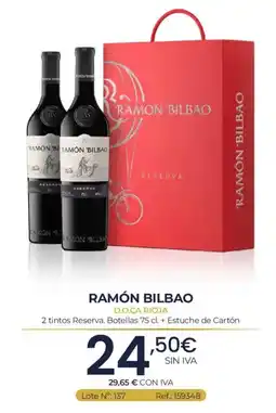 Makro Ramón Bilbao D.O.Ca Rioja oferta