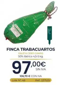 Makro Finca Trabacuartos paleta cebo campo oferta