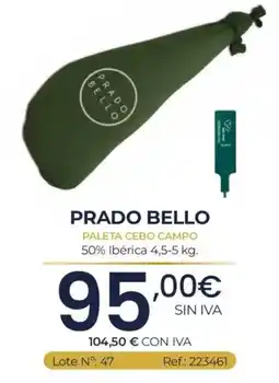 Makro Prado Bello paleta cebo campo oferta