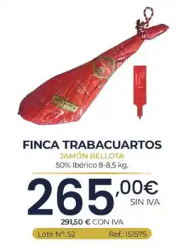 Makro Finca Trabacuartos jamón bellota oferta
