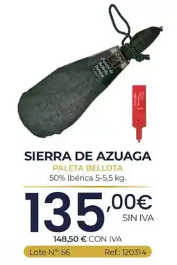 Makro Sierra de Azuaga paleta bellota oferta