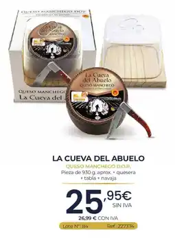 Makro La cueva del abuelo queso manchego d.o.p. oferta