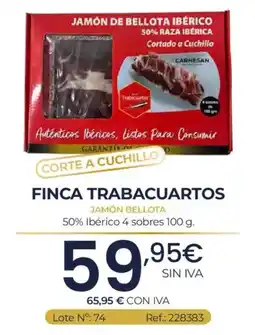 Makro Finca Trabacuartos jamón bellota oferta