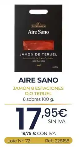 Makro Aire Sano jamón 8 estaciones oferta
