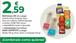 Carrefour Express Coca-cola - refresco 50 cl a elegir oferta