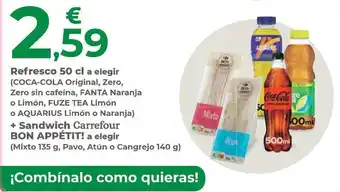 Coca-cola - refresco 50 cl a elegir