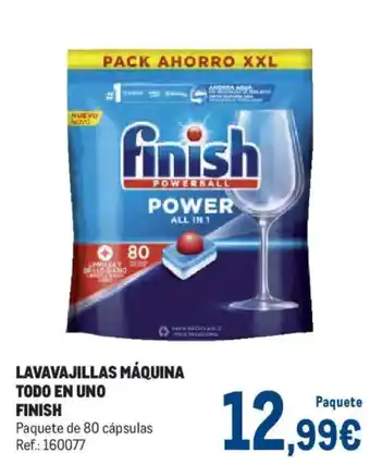 Finish lavavajillas máquina todo en uno