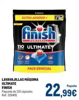 Makro finish lavavajillas máquina ultimate oferta