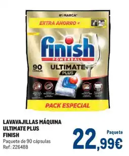 Makro Finish lavavajillas máquina ultimate plus oferta