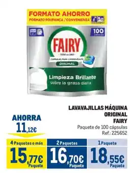 Makro Fairy lavavajillas máquina original oferta