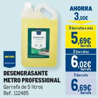 Metro Professional desengrasante