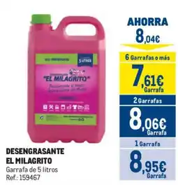 Makro El Milagrito desengrasante oferta