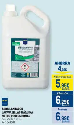 Makro Metro Professional abrillantador lavavajillas máquina oferta