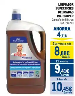 Makro Mr. Proper limpiador superficies delicadas oferta