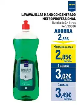 Makro Metro Professional lavavajillas mano concentrado oferta