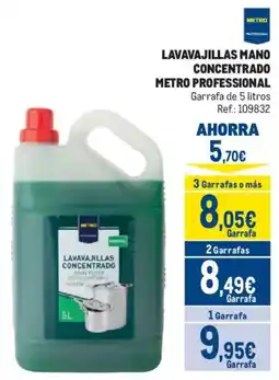 Makro Metro Professional lavavajillas mano concentrado oferta