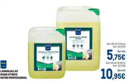 Makro Metro Professional lavavajillas líquido cítrico oferta