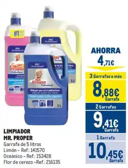 Makro Mr. Proper limpiador oferta