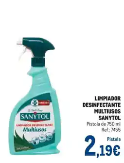 Makro Sanytol limpiador desinfectante multiusos oferta