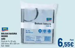 Makro Aro bolsas basura negro oferta