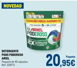 Makro Ariel pods poderoso oferta