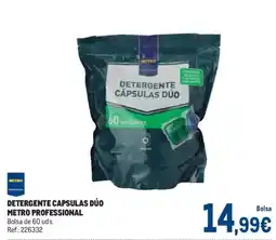 Makro Metro Professional detergente capsulas duo oferta
